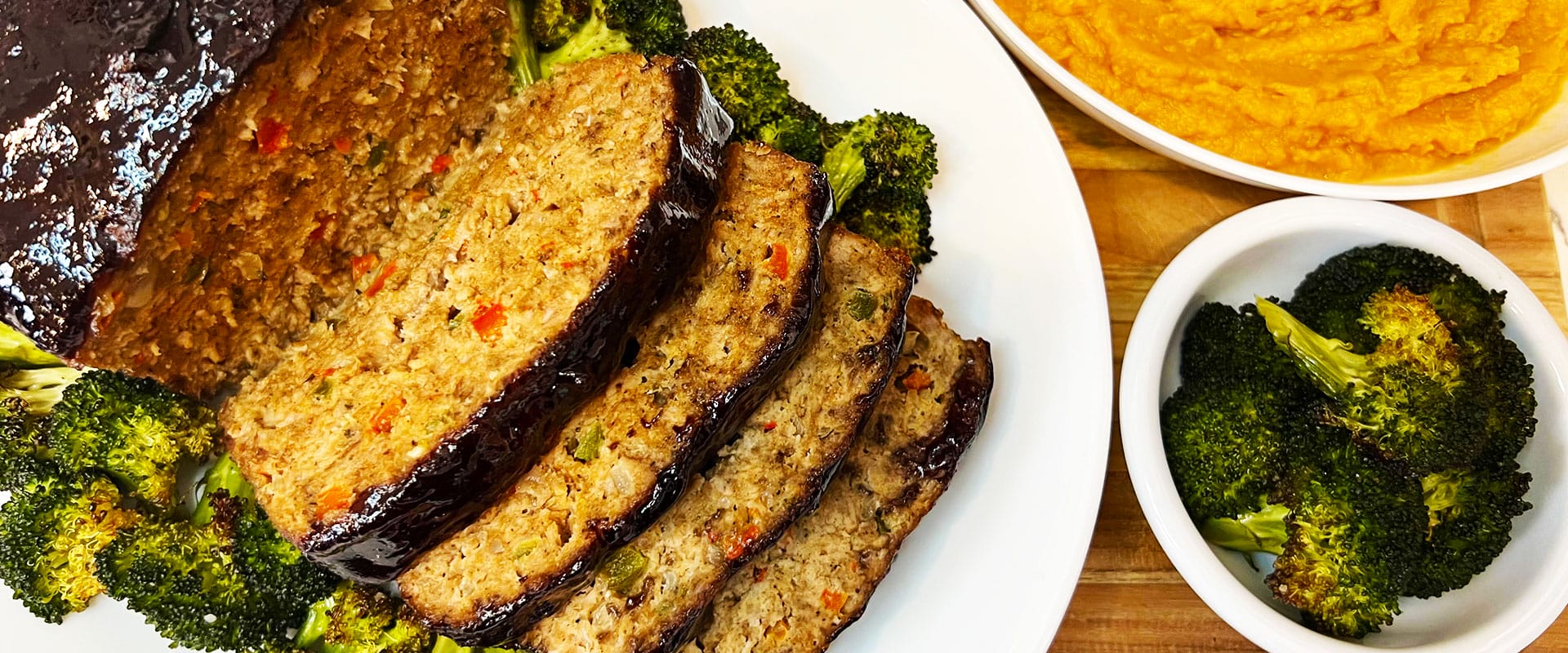 Ground Pork Meatloaf with Sorrel-BBQ Glaze