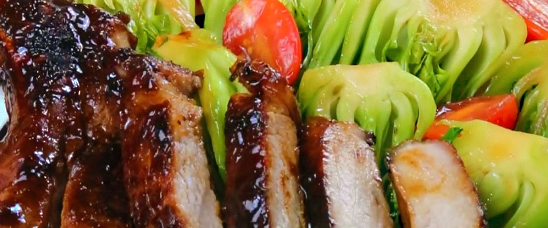 Honey Mustard Marinated Pork Chops with Ginger Soy Bok Choy Soulful Pork