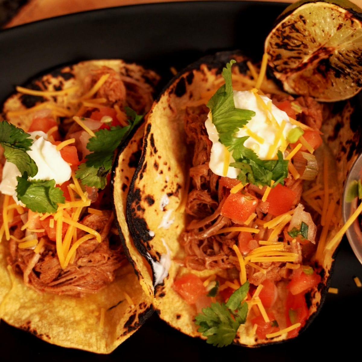Spicy Slow Cooker Pork Tenderloin Tacos Soulful Pork